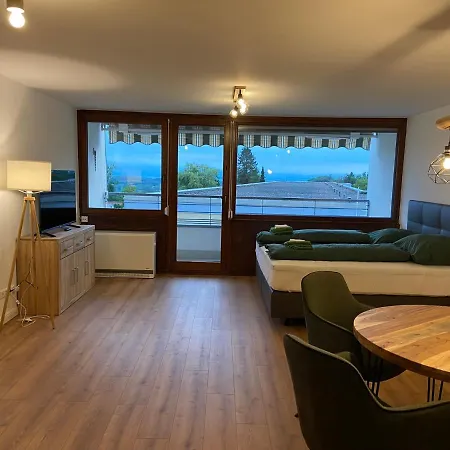 Bergpanorama Mit Wunderschoenem Alpenpanorama Und Indoor-pool 公寓 Oberteuringen